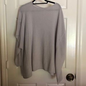 Loft poncho purple